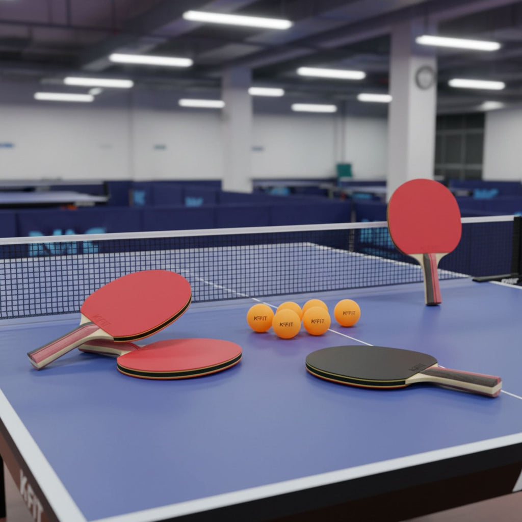 Set 4 Paletas Ping Pong + 30 Pelotas + Malla