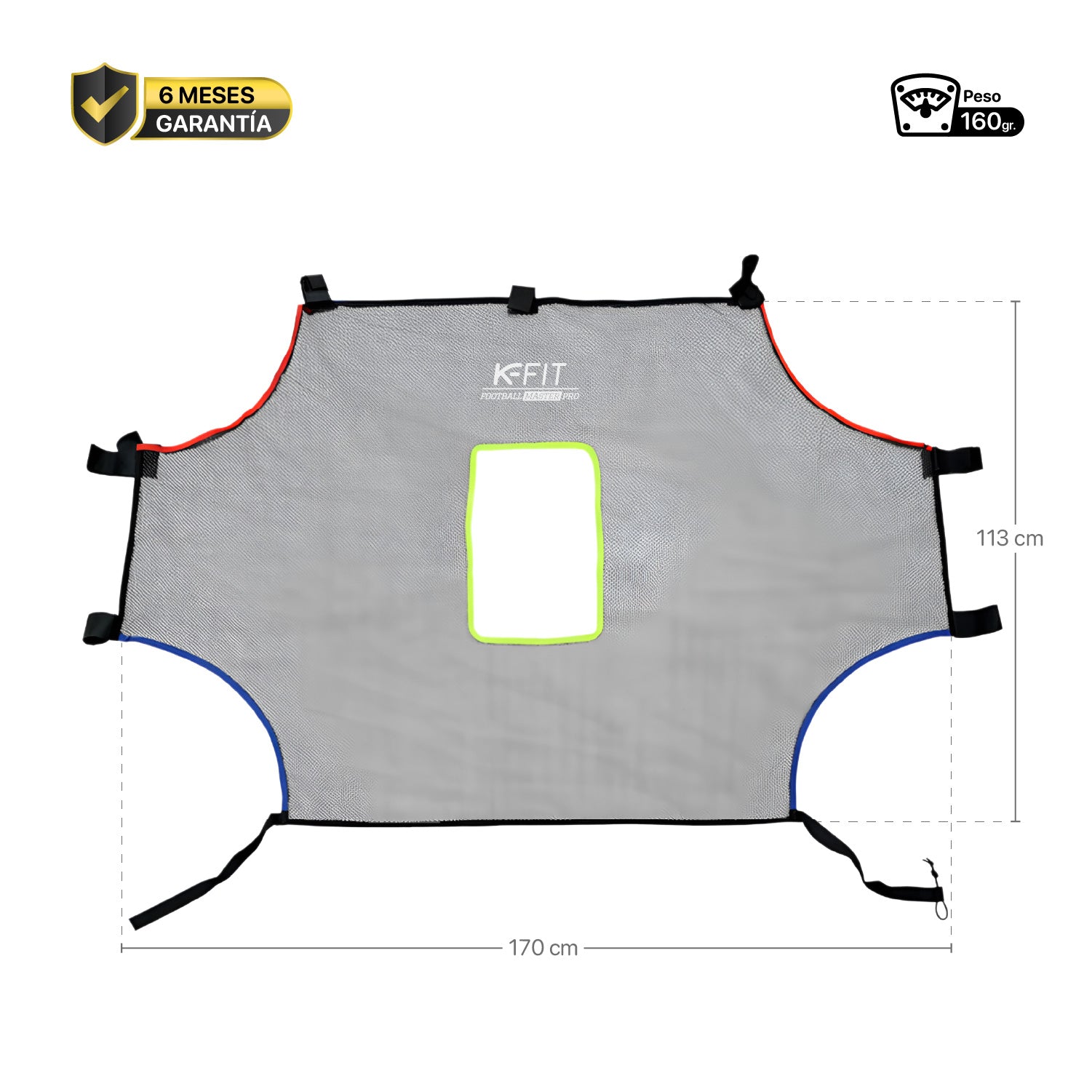 Red De Objetivos Arco De Fútbol M 170x113